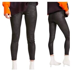 Free People Phoenix Faux Leather Moto‎ Leggings Black XS NWT OB1015172